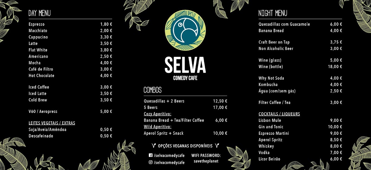Menu Selva Comedy Cafe-1